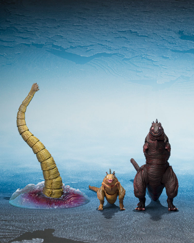 S.H.MonsterArts GODZILLA [2016] 2nd F & 3rd F GIANT UNIDENTIFIED CREATURE